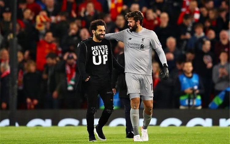 أليسون بيكر ومحمد صلاح