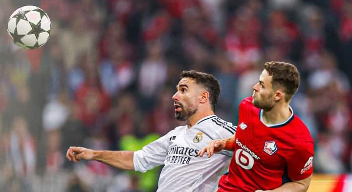 ريال مدريد ضد ليل الفرنسي في دوري أبطال أوروبا