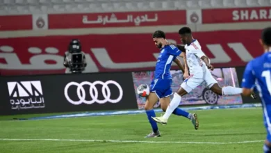 موعد مباراة الشارقة والنصر في الدوري الإماراتي والقنوات الناقلة