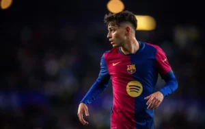 بيدري لاعب برشلونة في كأس جوان جامبر 2025 أمام كومو الإيطالي