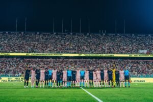 لاعبي مانشستر سيتي خلال تدريب استعدادًا لموسم الدوري الإنجليزي 2025