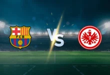 مباراة برشلونة واينتراخت فرانكفورت في دوري أبطال أوروبا
